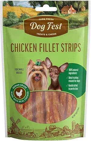 Dog Fest Chicken Fillets Stripes Dog Treat 55 gm - Amazon.ae Price Tracker