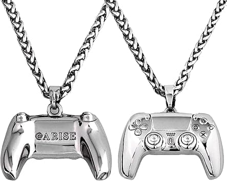 Silver Iced Out Game Controller Pendant, Cool Style Hip Hop Chain Necklace for Boys, Girls, Men, Women, and Friends - Amazon.ae Price Tracker