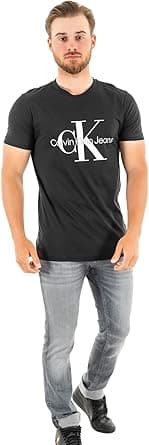 Calvin Klein Men Monologo Slim Tshirt Monologo Slim Tshirt (pack of 1) - Amazon.ae Price Tracker