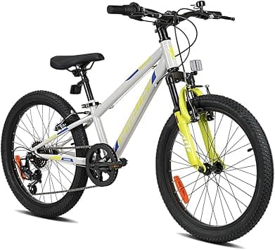 Spartan 20" Spitfire Kids Mountain Bike – Front Suspension, 7-Speed Shimano Gears, Steel Frame, Adjustable Saddle – MTB for Ages 6 to 9 – Design with Knobby Tires & Sport Styling - Amazon.ae Price Tracker