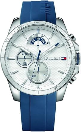 Tommy Hilfiger Men's Cool Sport Stainless Steel Quartz Watch with Silicone Strap - Amazon.ae Price Tracker