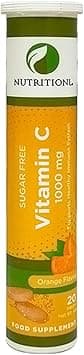Nutritionl Vitamin C 1000 mg | For Immune Booster | Powerful Antioxidant | Glowing Healthy Skin | Supports Iron Absorption | Sugar free | Orange Flavor | 20 Tablets - Amazon.ae Price Tracker