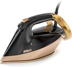 Feller Germany Vanguard Series Steam Iron, 2600W, Prime Gold Ceramic Double Sole Plate with Anti Calc, Auto Shut off, TrueTemp, Easy One Button Steam, SI260, 2Y Guarantee-UAE Version (Gold) - Amazon.ae Price Tracker