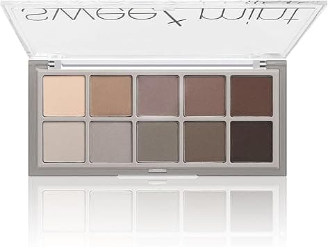 Go Ho 10 Colors Eyeshadow Palette,All Matte Eyeshadow Palette for Older Women,Highly Pigmented Blendable Shades,Neutral Eye Shadow Palette Makeup,Waterproof Cool-tone Grey Brown Eyeshadow,04 - Amazon.ae Price Tracker