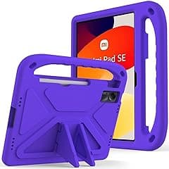 Kids Case For Xiaomi Redmi Pad SE 11-Inch (2023), EVA Foam Lightweight Shockproof Duarable, Tablet Cover with Handle Stand Case For Children Firendly, Purple - Amazon.ae Price Tracker