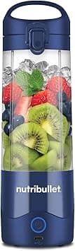 Nutribullet Portable 475ml cordless Blender for Shakes & Smoothies, BPA Free, Leakproof Flip and sip, USB-C type, PB475W, 1 Yr manufacturer warranty, Navy Blue - Amazon.ae Price Tracker