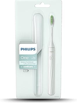 PHILIPS SONICARE One by Battery Toothbrush, Mint Light Blue, HY1100/03, 2 Piece Set - Amazon.ae Price Tracker