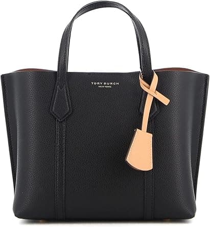 Tory Burch Women's Perry Small Triple-Compartment Tote Bag, Black - Amazon.ae Price Tracker