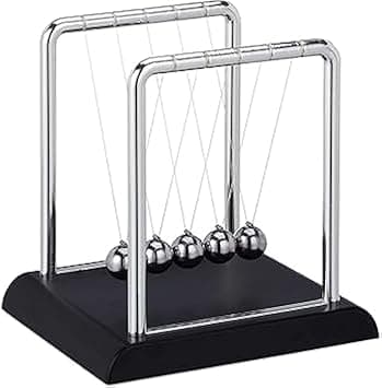 Newton Cradle Large Balance Ball, Desk Toy & Gadget, Newton Pendulum, Relive Stress - Amazon.ae Price Tracker