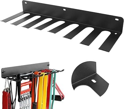 Gym Storage Rack, 8 Hooks Wall Mounted Organizer, Multi-Purpose Workout Rack Hanger, Heavy Duty Gym Storage for Exercise Bands, Lifting Belts, Jump Ropes - Amazon.ae Price Tracker