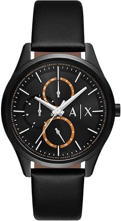 Armani Exchange Men's Analog Quartz Watch with Leather Strap AX1886 - Amazon.ae Price Tracker