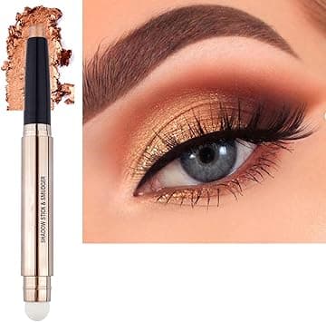 Champagne Gold Eyeshadow Stick Cream Shimmer Smooth Glitter Eyeshadow Pencil, Hypoallergenic Natural Waterproof Long Lasting Eye Shadow, Multi-Dimensional Eyes Look (Champagne Shimmer # 04) - Amazon.ae Price Tracker