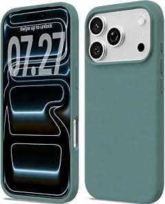 TR-PLANET for iPhone 17 Pro Liquid Silicone Case, Microfiber Lining Shockproof Slim Thin Phone Case, Lightweight Rubber Gel Soft TPU Back Cover Compatible With iPhone 17 Pro, Green - Amazon.ae Price Tracker