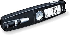 Beurer GL 50 3-in-1 Blood Glucose Monitor | Integrated Lancing Device | USB Plug-In | Onboard Software for Accurate Diabetes Management | Black | 5 Years Warranty - Amazon.ae Price Tracker