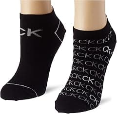 Calvin Klein Women's Sneaker All Over Logo Sneaker (pack of 2) - Amazon.ae Price Tracker