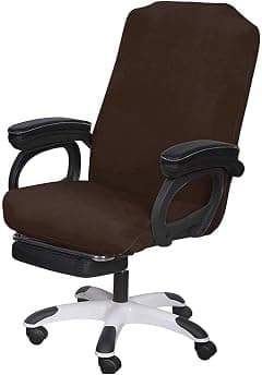 SARAFLORA Office Chair Cover- Large, Brown- Removable Computer Chair Cover for Office Chair with Zipper for Universal Rotating Chair Desk Chair Cover High Back Chair Seat Washable Protector for Pets - Amazon.ae Price Tracker