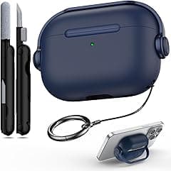 R-fun for Airpods Pro 3 Case with Secure Lock & Cleaning Kit, Music Headset Earphone Protective Case Cover Compatible with Airpods Pro 3,Navy Blue - Amazon.ae Price Tracker