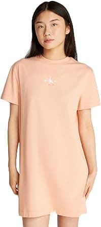 Calvin Klein womens GRADIENT MONOLOGO TEE DRESS Dresses - Amazon.ae Price Tracker