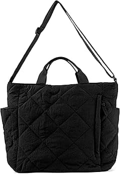 Juoxeepy Quilted Tote Bag for Women Puffer Hobo Handbag Lightweight Quilted Padding Shoulder Bag Nylon Padded Crossbody Bag - Amazon.ae Price Tracker