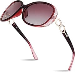 Polarized Sunglasses for Women Oversized Sun Glasses Fashion Shades SUNIER S85 - Amazon.ae Price Tracker