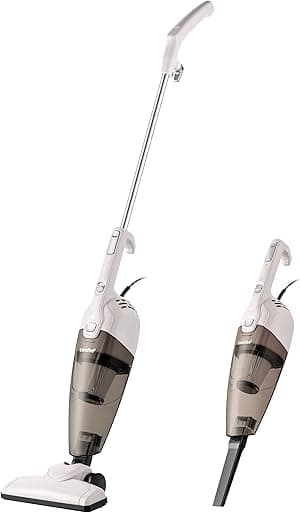 COMFEE ' Vacuum Cleaner 2 in 1 Handheld Stick Cleaner 5M Long Cord Lightweight Powerful 600W 16000Pa Suction 0.5L Large Capacity Excellent Central Filtration System for Car Home Kitchen Hair- White - Amazon.ae Price Tracker