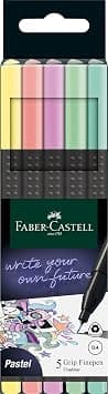 Faber-Castell - Finepen Grip 0.4-5x Pastel (151602) /Arts and Crafts - Amazon.ae Price Tracker