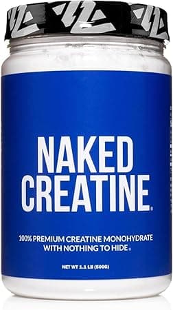 NAKED nutrition Pure Micronized Creatine Monohydrate - 100 Servings - 500 Grams, 1.1Lb Bulk, Vegan, Non-GMO, Gluten Free, Soy Free. Aid Strength Gains, No Artificial Ingredients - Naked Creatine - Amazon.ae Price Tracker