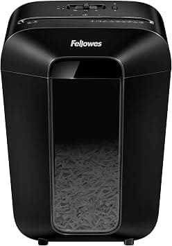 Fellowes Paper Shredder for Home Office Use - 11 Sheet Cross Cut Shredder for Home and Office Use - Deskside Shredder with 18 Litre Bin and Safety Lock - Powershred LX70 - High Security P4 - Black - Amazon.ae Price Tracker