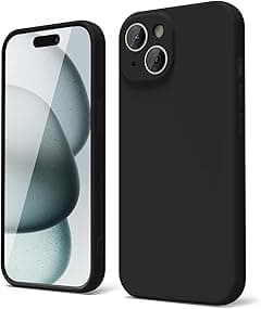 oakxco for iPhone 15 Phone Case Liquid Silicone, Thin Slim Soft Rubber Gel TPU Plain Simple Cover for Women Girl Cute, Matte Solid Color,Black - Amazon.ae Price Tracker