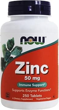 Now Foods Zinc Gluconate 50mg 250 Tablets - Amazon.ae Price Tracker