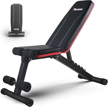PASYOU Adjustable Weight Bench, Full Body Workout Strength Training Bench Press Foldable Incline Decline Bench Sit Up Exercise Equipment for Home Gym PA300/PA400/PA500 - Amazon.ae Price Tracker