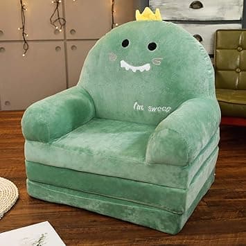 Cute Cartoon Kids Sofa,Flip Open Lazy Sofa Backrest Chair,Luxury Velvet Foldable Children Sofa Bed,Soft Upholstery Foam Recliner J 50x40x47cm(20x16x19inch) - Amazon.ae Price Tracker