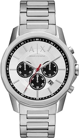 Armani Exchange Herrenuhr Quarz/Chrono Uhrwerk 44mm Gehäusegröße mit einem Edelstahlarmband AX1742 - Amazon.ae Price Tracker