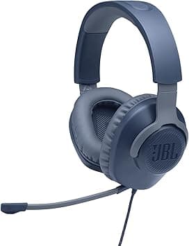 JBL Quantum 100 Wired Over-Ear Gaming Headset With A Detachable Voice-Focus Boom Mic, Quantumsound Signature, Lightweight Headband, Memory Foam Ear Cushion, Pc And Gaming Console Compatible - Blue - Amazon.ae Price Tracker