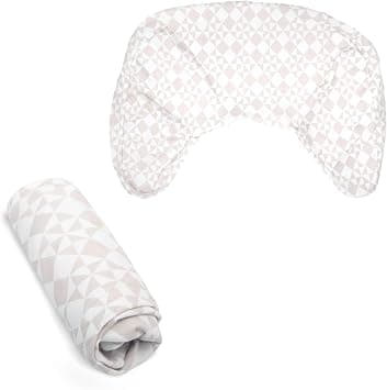 Boppy Nursing Pillow Cover, Beige Graph Checker, Single Cover, Easy-On Slipcover with Gentle 100% Organic Cotton Fabric for The Redesigned Nursing Pillow - Amazon.ae Price Tracker