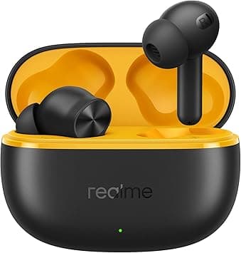 realme Buds T200 Lite Bluetooth Earbuds | 48H Playback, AI ENC, Fast Charging, Gaming Mode, Google Fast Pair, IPX4, with Mic (Volt Black) - Amazon.ae Price Tracker
