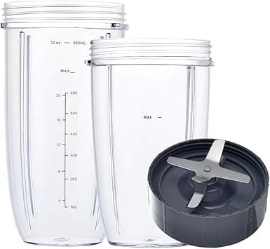 Blender Replacement Parts for Nutribullet, 32oz & 24oz Cups with Replacement Extractor Blade, Compatible with Nutri Bullet 600W/900W Blenders (3 PCS) - Amazon.ae Price Tracker