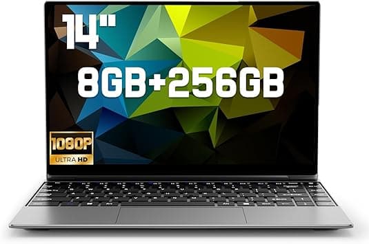 2026 Latest 14'' Laptop Compatible with Windows 11, 8GB RAM 256GB SSD, i3-6100U Processor, 1080P FHD Display, USB3.2 Gen1, Mini-HDMI, WiFi5, Bluetooth5, Webcam, TF Card Slot, Lightweight, Silver - Amazon.ae Price Tracker