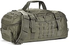 Travel Duffle Bag Backpack for Men - Large Tactical Bags Weekender Gym Bag for Overnight Traveling Military Workout Deployment Sports (Green, 80L) - Amazon.ae Price Tracker