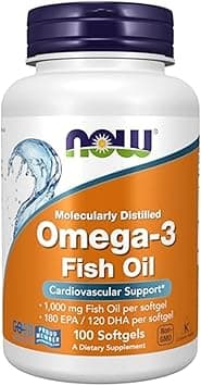 Now Supplements, Omega3, Molecularly Distilled, 100 Softgels - Amazon.ae Price Tracker