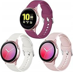 Silicone Sport Strap for Samsung Galaxy Active 2, 20 Mm Watch Bands Compatible for Samsung Galaxy Watch Active 2 - Amazon.ae Price Tracker