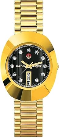 Rado Diastar Men's Black Dial Metal Band Watch - R12413613 - Amazon.ae Price Tracker