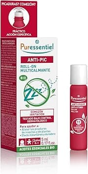 Puressentiel Anti-Sting Soothing Roll-on 5 ml - Bite & Sting from mosquitoes, bees, insects - 100% pure & natural essential oils with soothing properties, non phototoxic - Amazon.ae Price Tracker