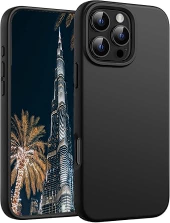 TR-PLANET for iPhone 16 Pro Max Liquid Silicon Case, Microfiber Lining Shockproof Slim Thin Phone Case, Lightweight Soft Back TPU Rubber Gel Cover Compatible With iPhone 16 Pro Max, Black Titanium - Amazon.ae Price Tracker