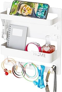 TAME Wall Organizer for Bedroom & Bedside Storage and Organization,Cool Stuff for Cute Room Decor Bedroom Storage And Organization, Bedside Wall Organizer (WHITE) - Amazon.ae Price Tracker