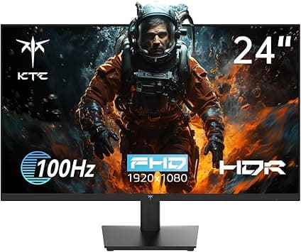 KTC 24 Inch FHD 1080P 100Hz Computer Monitor, VA Panel FreeSync PC Gaming Monitor, HDMI VGA Ports, HDR, 4000:1 Contrast, LowBlue Mode, Ergonomic Tilt Eye Care for Home Office - Amazon.ae Price Tracker