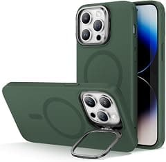 iPhone 14 Pro Max Case, ESR Silicone MagSafe Case with Kickstand, Military Grade Protection, Built-in Camera Stand, Magnetic Case for iPhone 14 Pro max, Cloud Series-Green - Amazon.ae Price Tracker