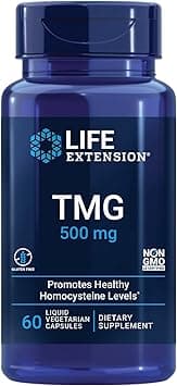 Life Extension Tmg 500 mg (60 Liquid Vegetarian Capsules) - Amazon.ae Price Tracker