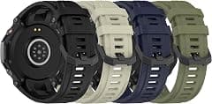 QGHXO Band for Amazfit T-Rex 3, Soft Silicone Replacement Band for Amazfit T-Rex 3 Smartwatch (No Tracker, Replacement Bands Only) - Amazon.ae Price Tracker