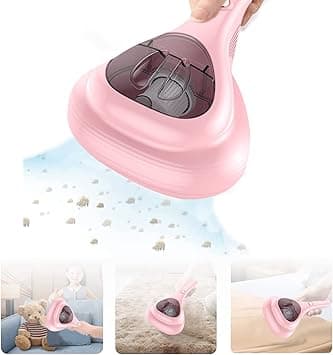VUCATIN Bed Vacuum Cleaner, UV Sanitizing Handheld Dust Mite Vacuum Cleaner Machine, Portable Cordless High Power Cleaning Euipment for Sheet, Mattress, Carpet, Sofa, Pet, Hair, pink - Amazon.ae Price Tracker